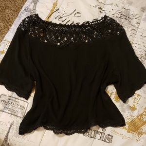 Ladies Lace off shoulder top